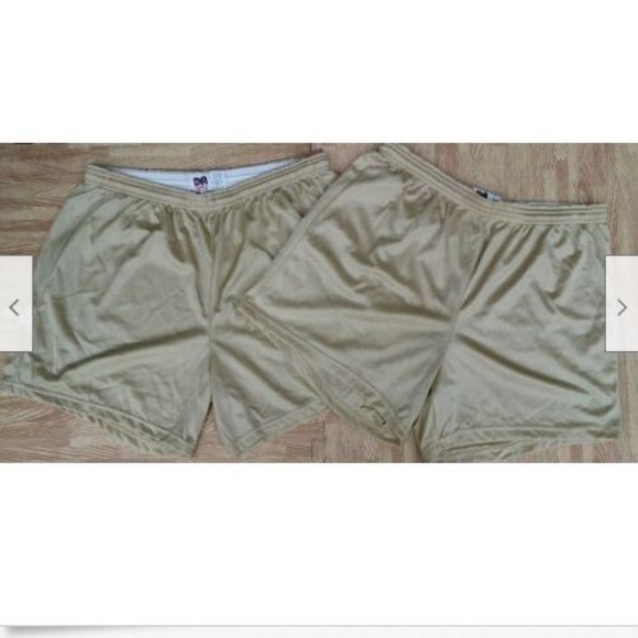 Other - 12 PRS XXL OLD SCHOOL VEGAS GOLD NYLON GYM SHORTS